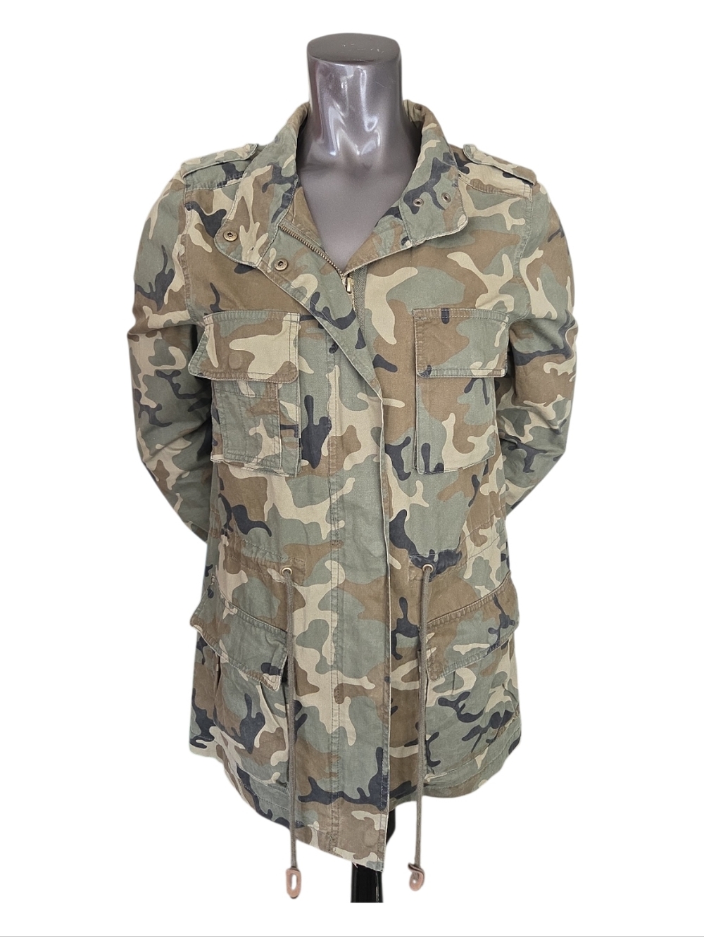 Camouflage Military Style Jacket